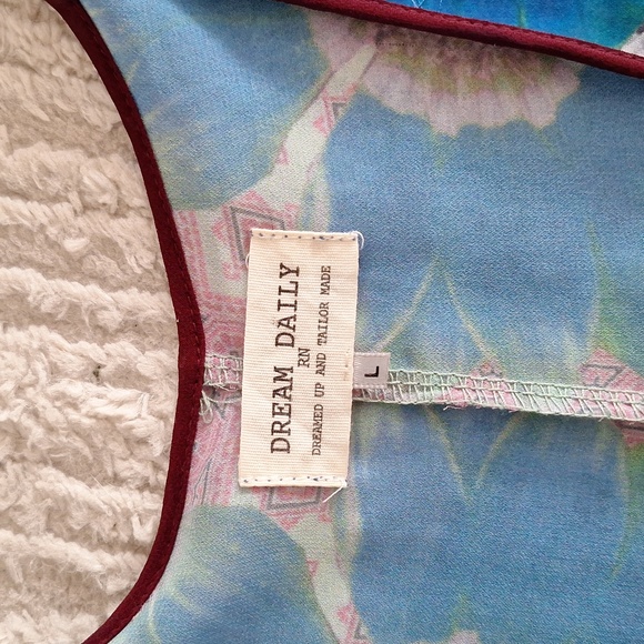 [L] Anthro/Dream daily sheer chiffon top - Picture 6 of 9